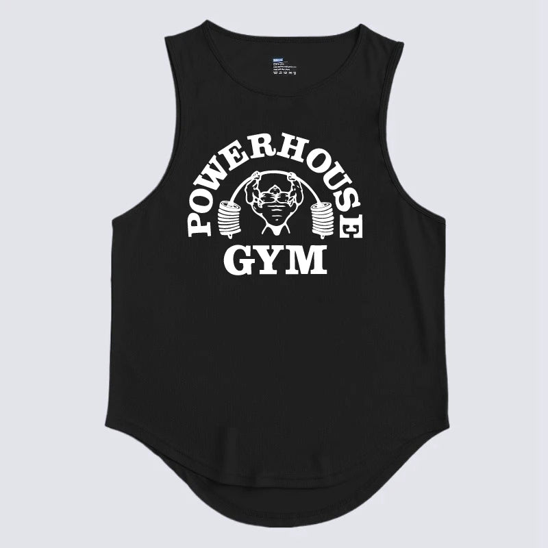 Men's Singlets Top for Fitness Gym T-shirts Suspenders Man Bodybuilding Shirt Vests Stringer Sleeveless Sweatshirt Clothing Vest