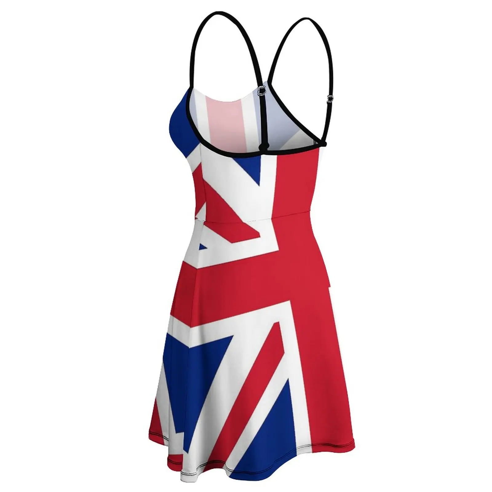 Flag United Kingdom Women's Sling Dress Funny Sexy  Woman's Gown Funny Novelty  Clubs The Dress