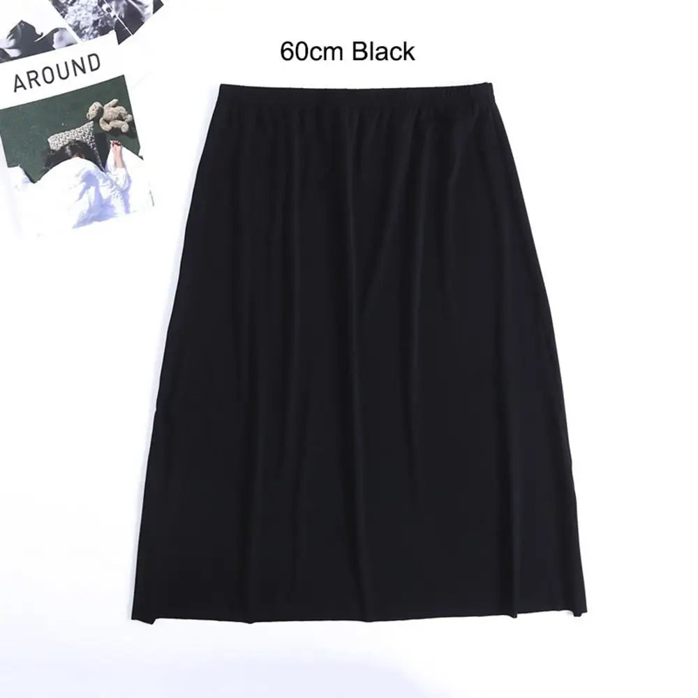 Inside Take Skirt Base Of Petticoat Long Petticoat Safety Underskirt Slips Underskirt Half Slips Ice Silk Underskirt DIY