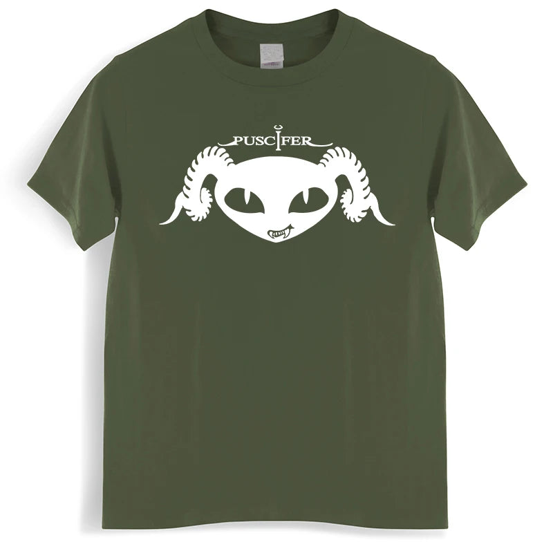 t-shirt men summer tees Puscifer T-Shirt T-Shirt summer clothes Blouse graphic t shirt mens t shirts pack