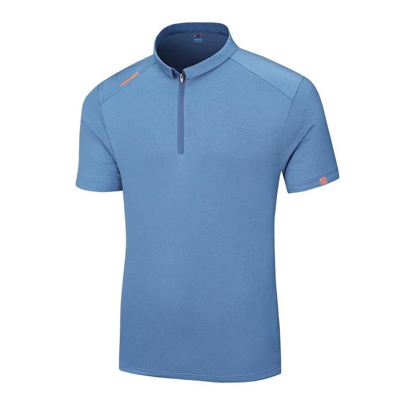 【 S-9XL 】 Large men's POLO shirt with flip collar, ice silk breathable short sleeved T-shirt, quick drying business men's clothi