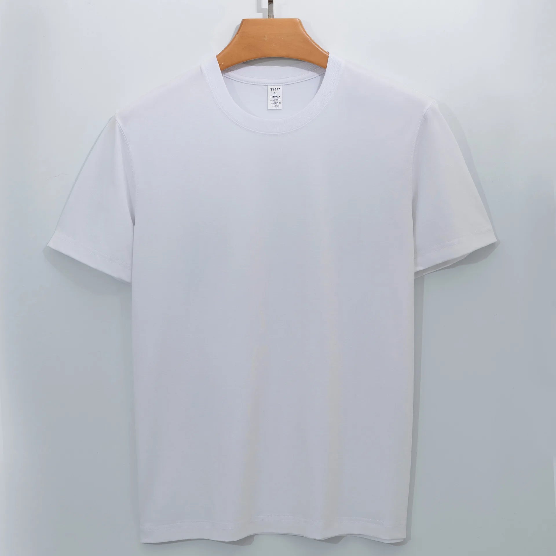 Man High Quality Modal Thin T-shirt XS-5XL Big Size Short Sleeve Pure Color Summer Top Basic Free Style  Antibacterial Tees