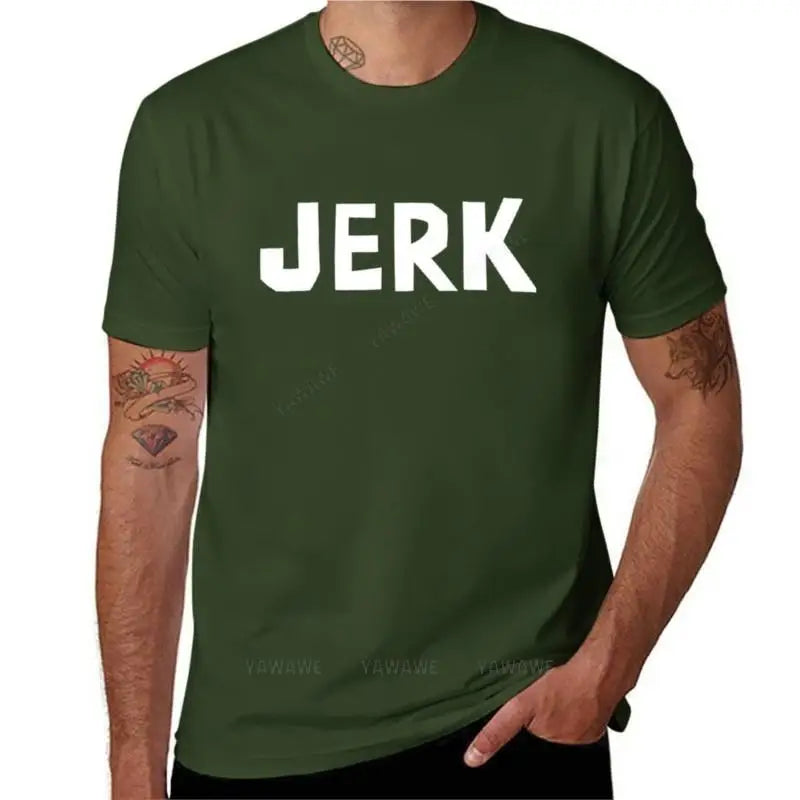 Dan VS - JERK T-Shirt oversized t shirts quick drying t-shirt heavyweight t shirts plain black t shirts men