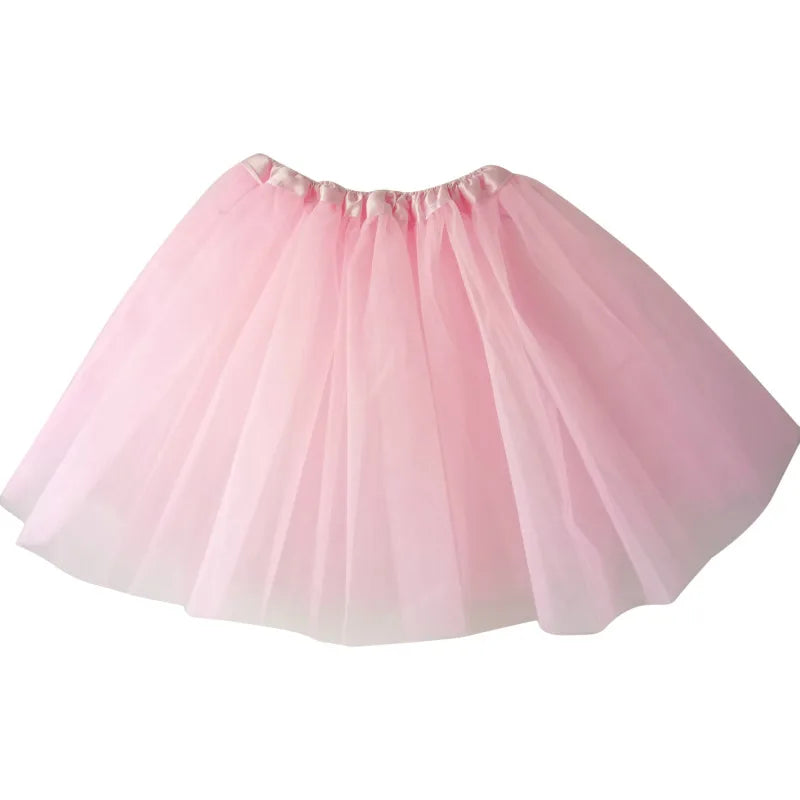 Women Vintage Tulle Skirt Short Tutu Mini Skirts Adult Fancy Ballet Dancewear Party Costume Ball Gown Mini skirt Summer 2024 Hot
