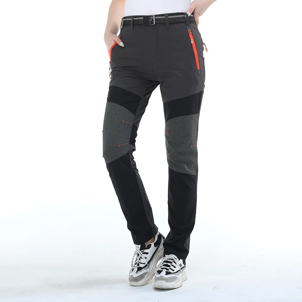 Women Hiking Pants Summer Quick Dry Outdoor Camping Climbing Trekking Pants Women Waterproof Mountain Trousers Ripstop