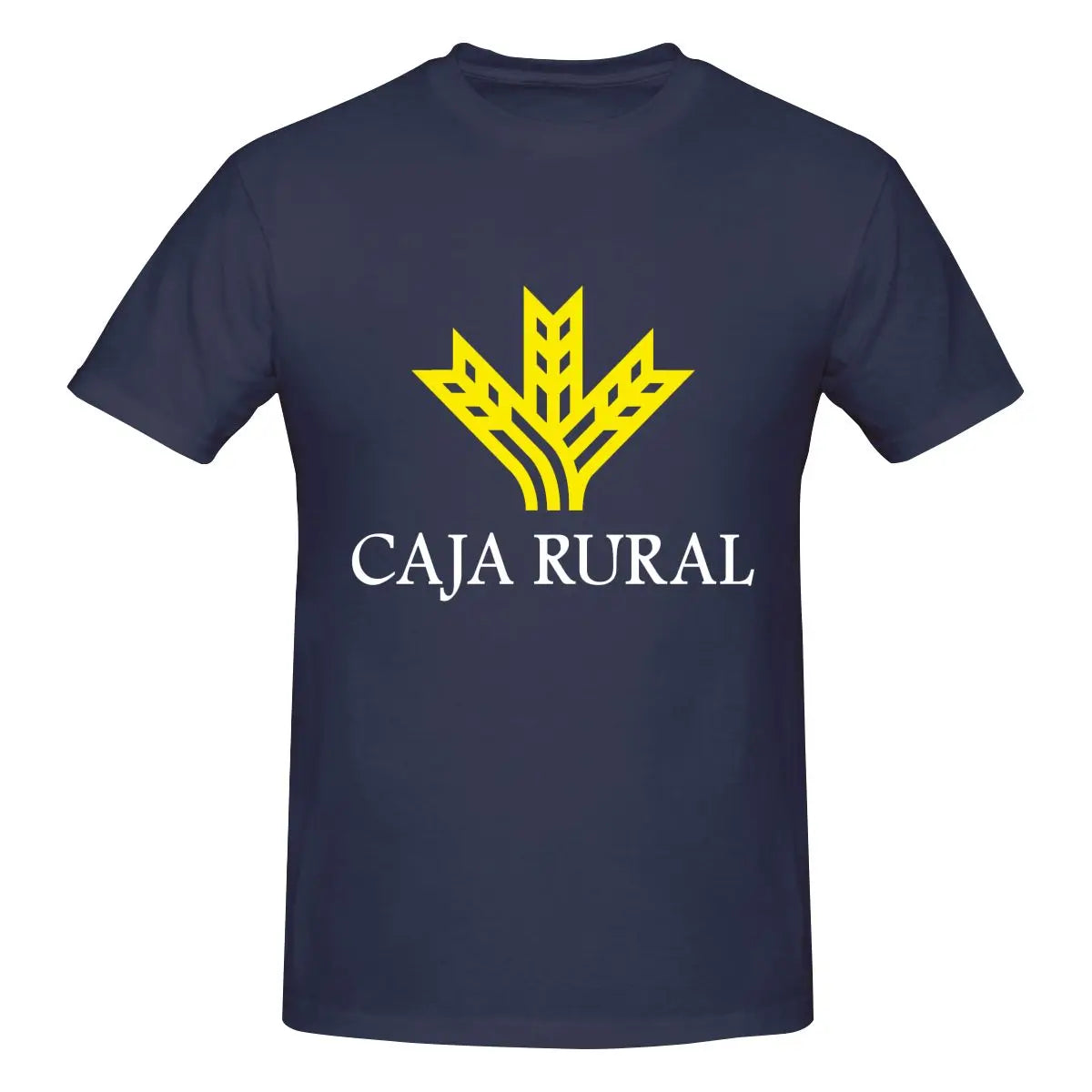 NEW Brilliant Caja Rural Design T-shirt Men Print Round neck T-shirt Summer Fashion Short Sleeve Cotton T Shirt