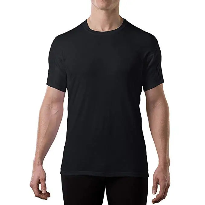 Lightweight Layering System Traps Heat and Moisture Sweatproof Undershirts Tee Shirt Men's Anti Perspiration T Shirt