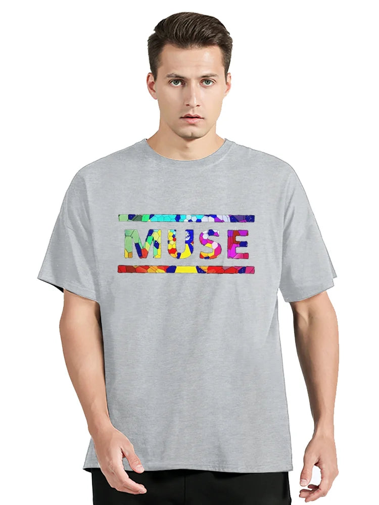 Classic Muse T Shirt The Resistance T-Shirt Cheap Discount Vintage TShirt Men Clothing Oversized Graphic Tees Tops