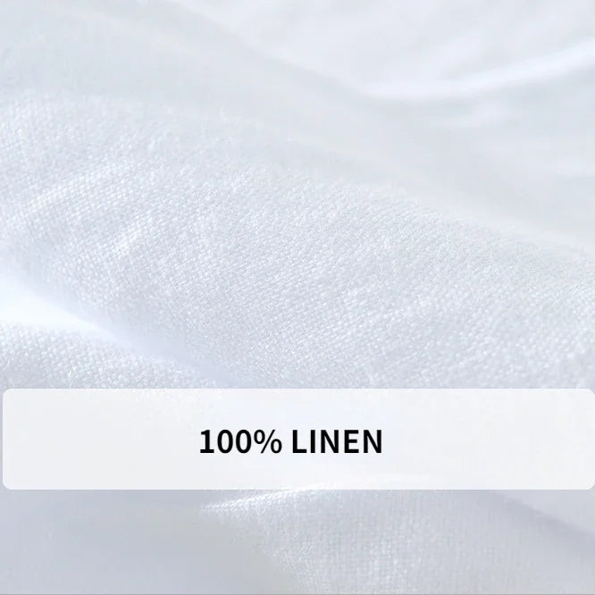 Spring Summer New Pure Color 100% Linen Pants Men Clothing Casual Simple Oversize Trousers B8236