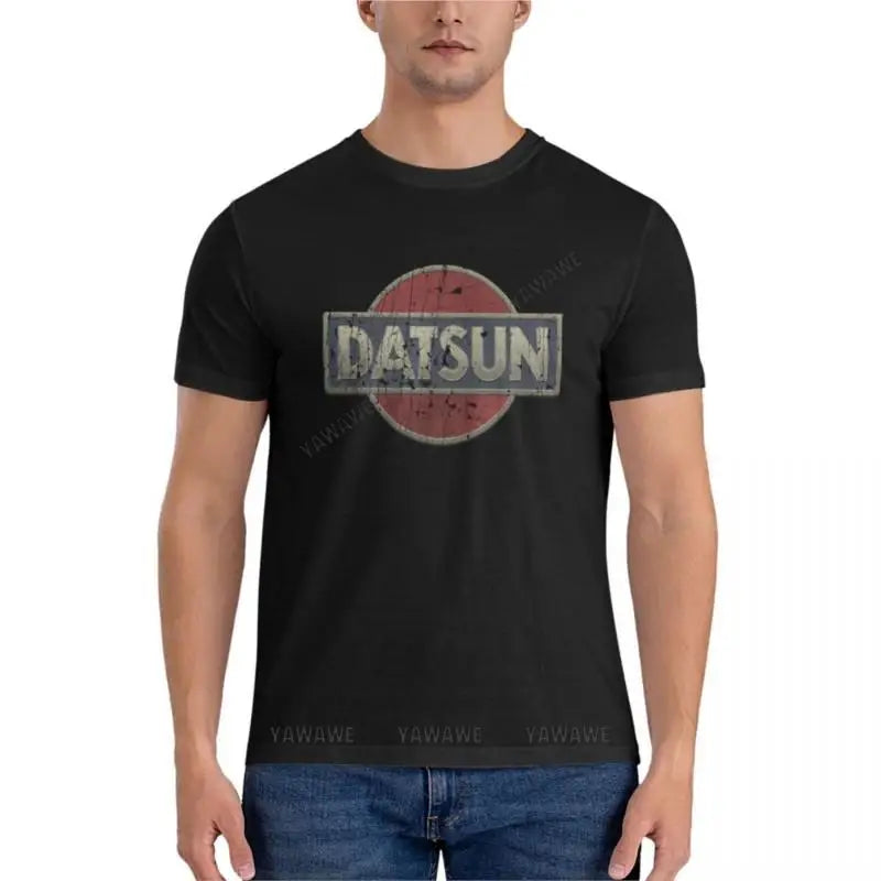 summer men t-shirt black man tshirt Datsun Rising Sun Classic T-Shirt customized funny t shirt graphic korean fashion