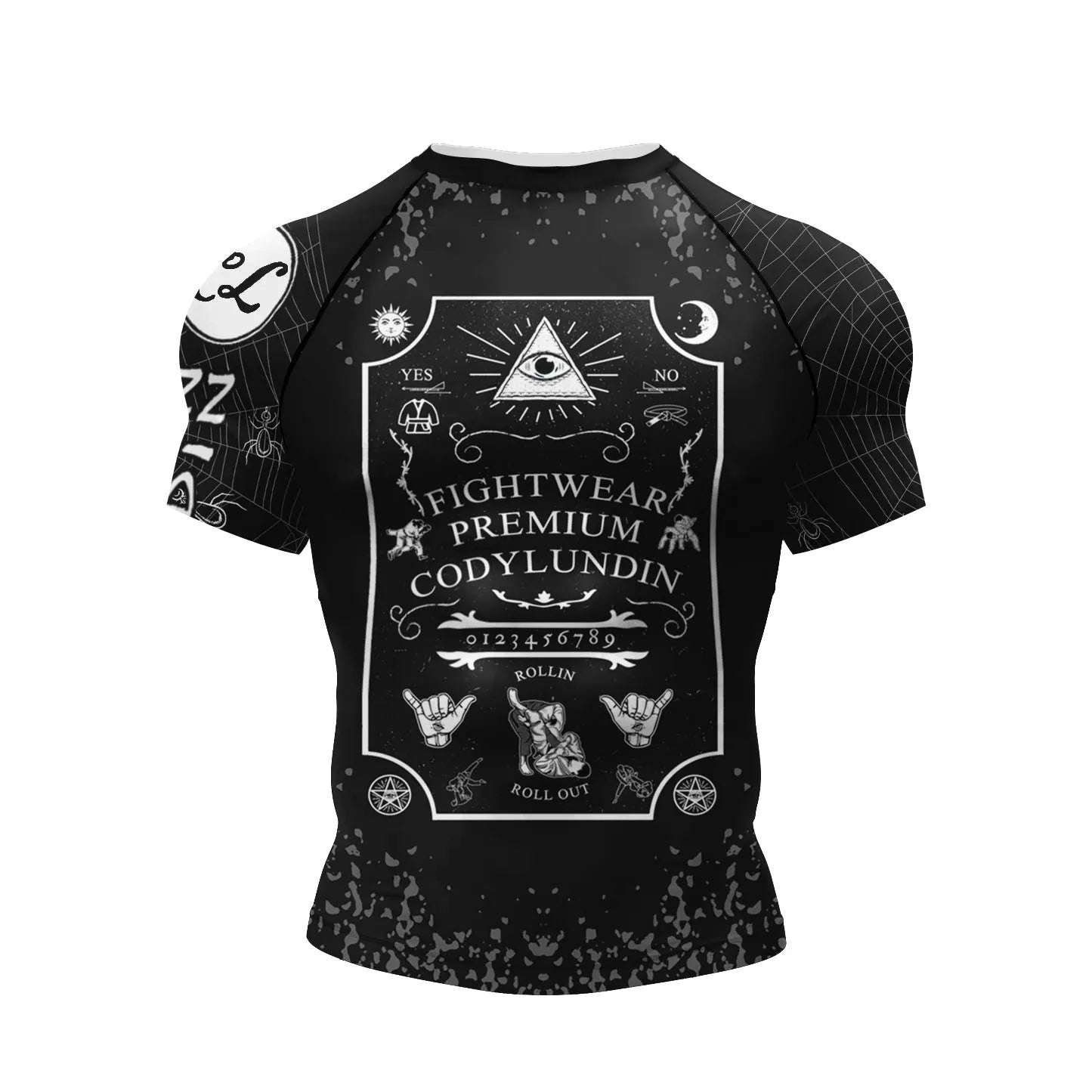 Cody Lundin Short Sleeve Pink Mens Jiu Jitsu BJJ No Gi Rash Guard Sublimation Men Running Training T-shirts Strech Fitness Tees