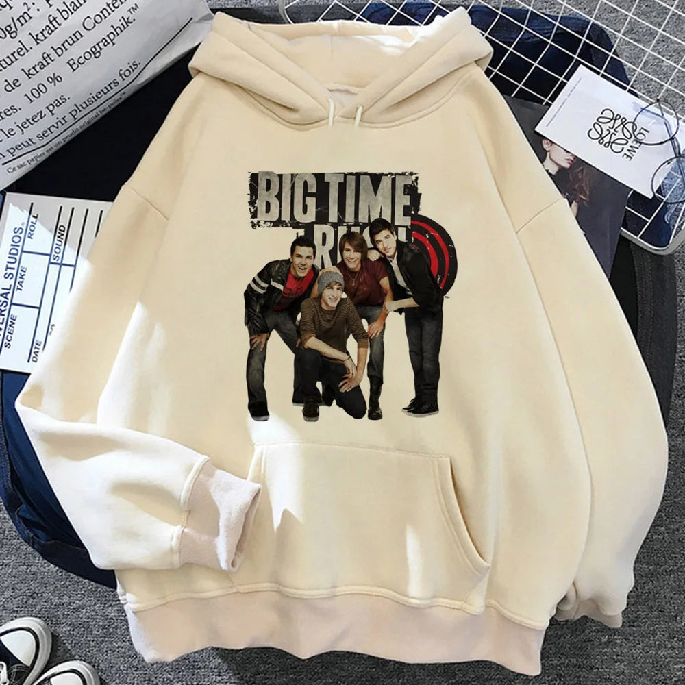 Big Time Rush hoodie youthful soft fabric harajuku trendy teen tracksuits casual wear printed design youthful trendy