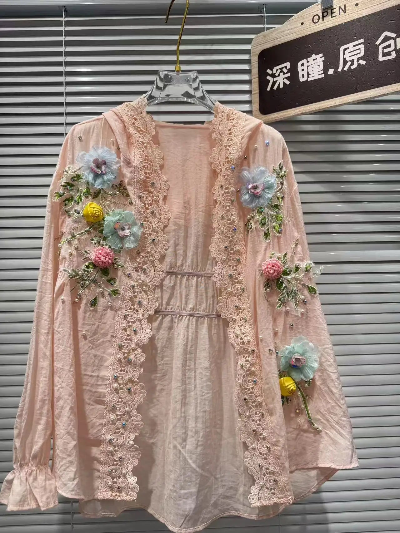 Luxury Style Women Hooded Spring Summer Loose Casual Sunscreen Shirts Blouses Thin Outerwear Cardigan Tops Woman Clothing
