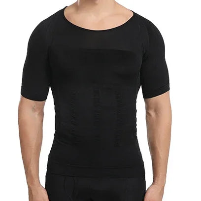 Men's Slimming Body Shapewear Corset Vest Shirt Compression Abdomen Tummy Belly Control Slim Waist Cincher Underwear Sports Vest