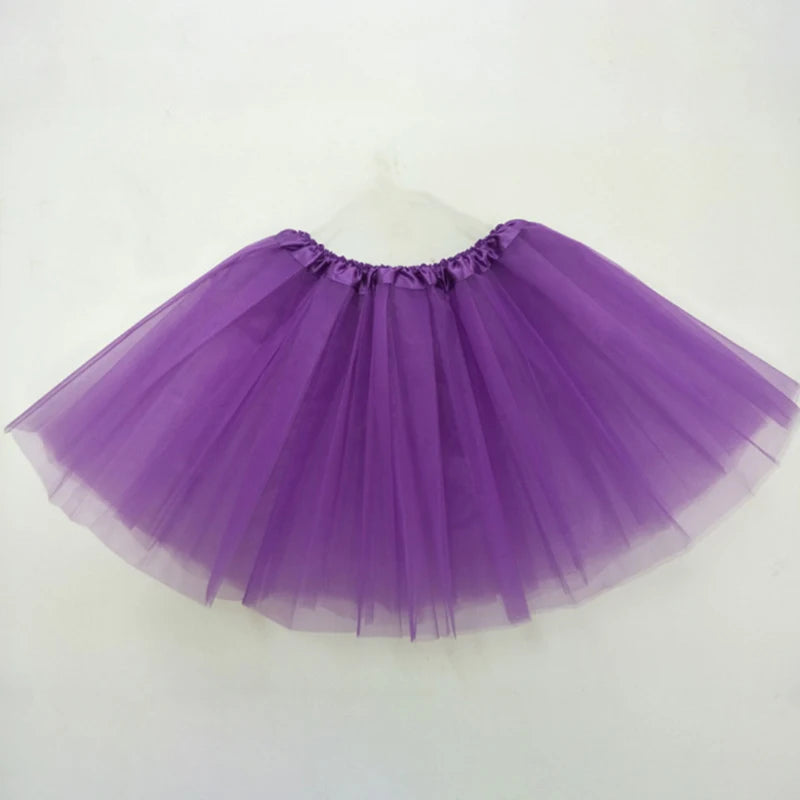 Women Vintage Tulle Skirt Short Tutu Mini Skirts Adult Fancy Ballet Dancewear Party Costume Ball Gown Mini skirt Summer 2024 Hot