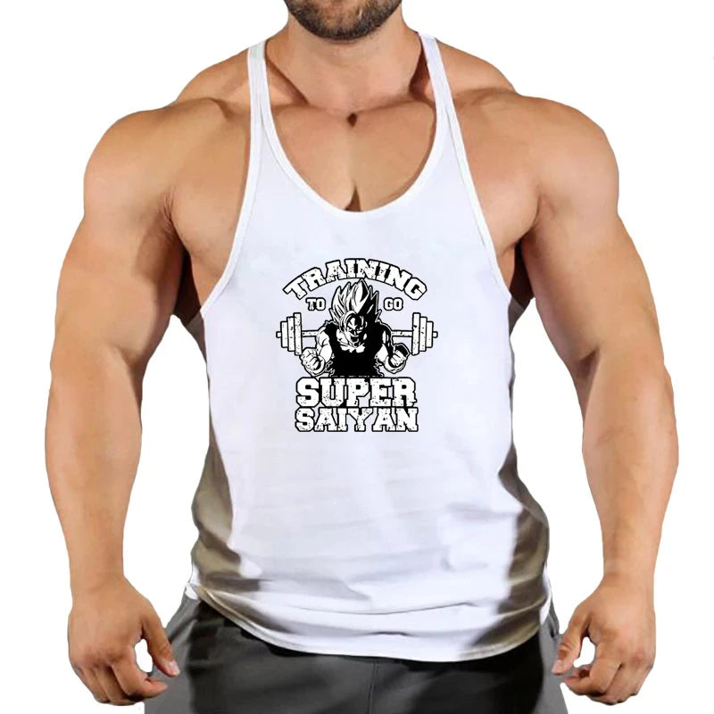 Stringer Sportswear Bodybuilding Shirt Men Singlets Fitness Man Gym T-shirts Muscle Singlet Brand Tank Top Vest Workout Clothing
