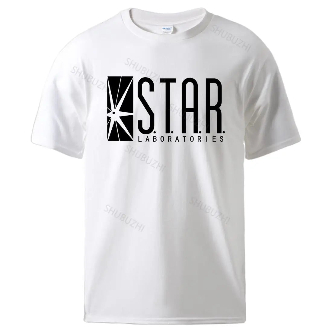 Star Labs Print Mens Tee Summer Casual Cotton T shirts shubuzhi Man Brand Hot Sell S.T.A.R Tshirt Homme Casual Fashion