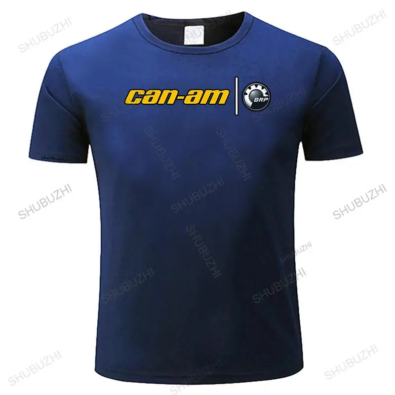 Men T shirt Fashion Classics Can Am Logo s Black T Shirt Printed Funny Graphic Tee Shirt Round Neck Tops women short sleeve