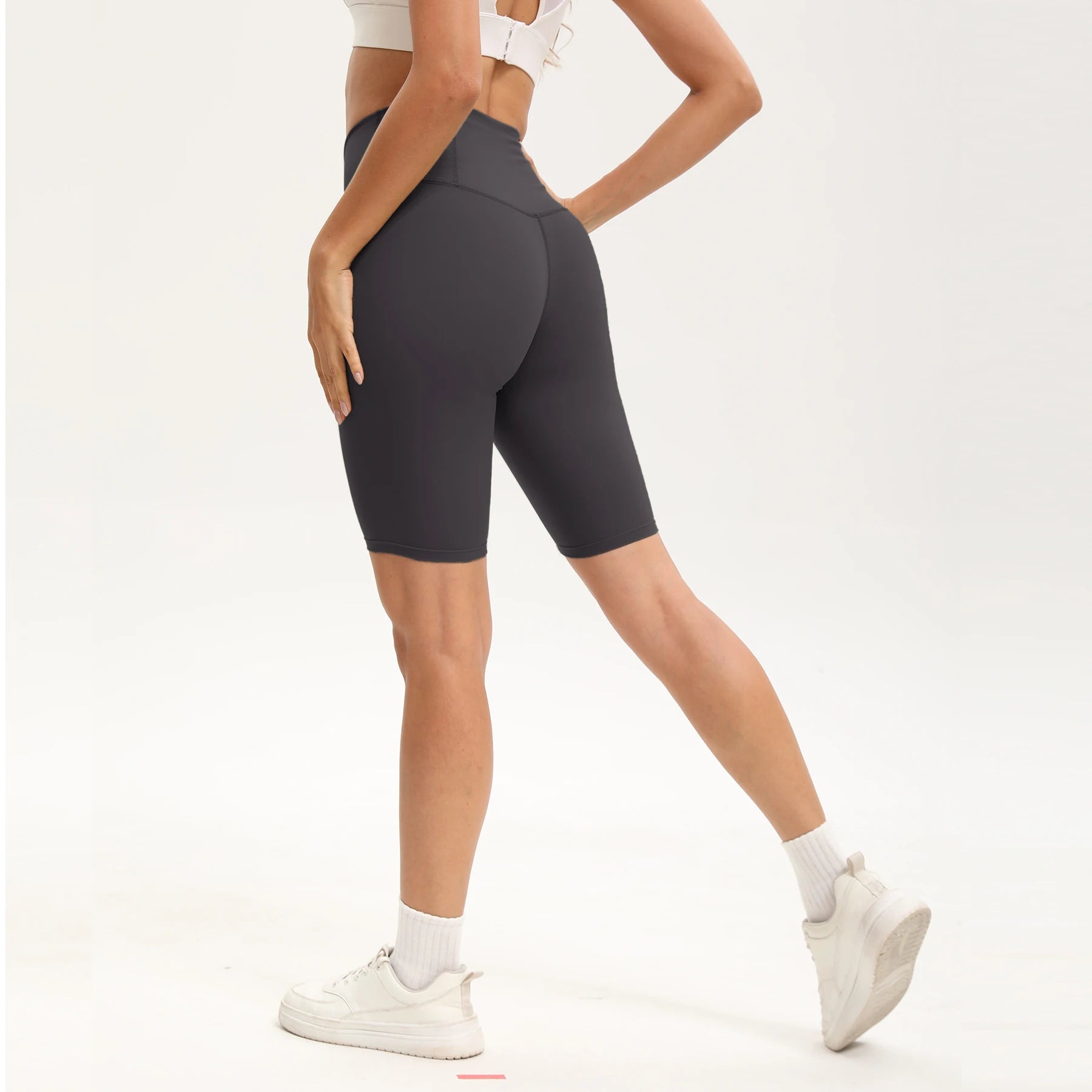 S-XXXL Bike Shorts Women High Waist 3 Pockets Workout Yoga Shorts Stretch Gym Fitness Comfort Ready to Wear Activeweanning Pants