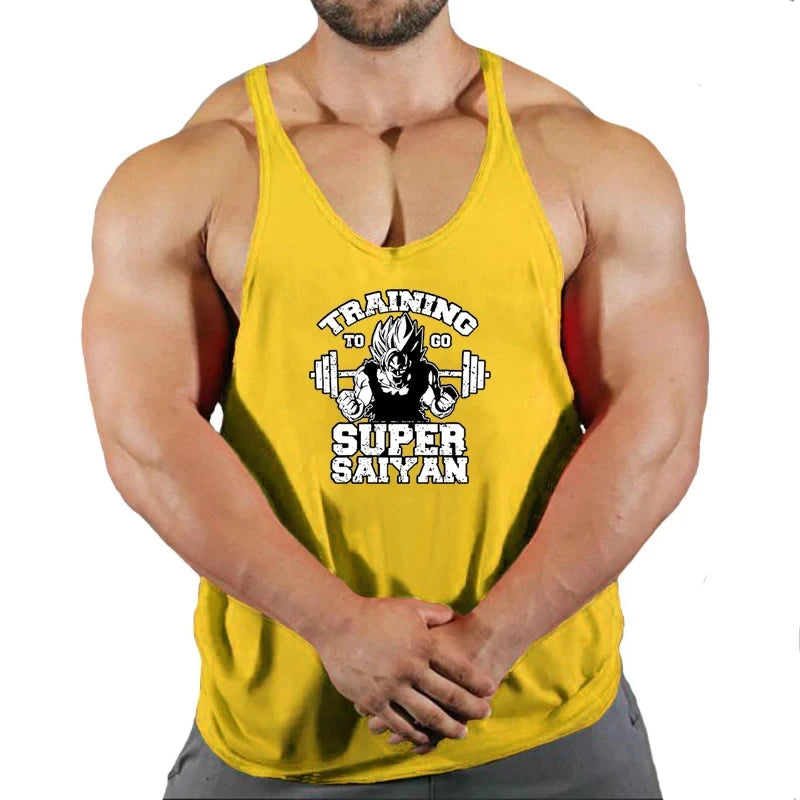 Stringer Sportswear Bodybuilding Shirt Men Singlets Fitness Man Gym T-shirts Muscle Singlet Brand Tank Top Vest Workout Clothing