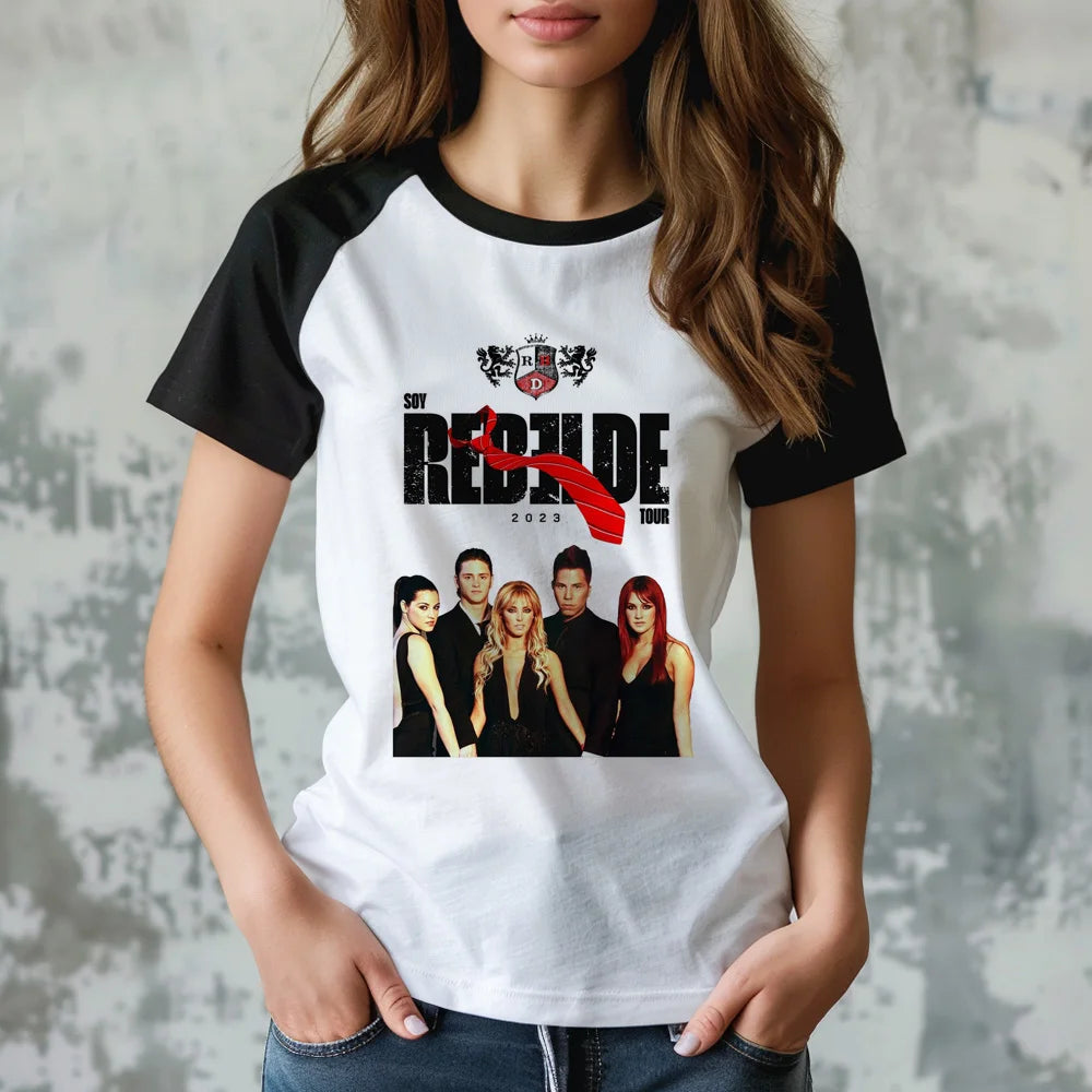 Rbd t shirt women harajuku t-shirts female comic graphic funny clothing