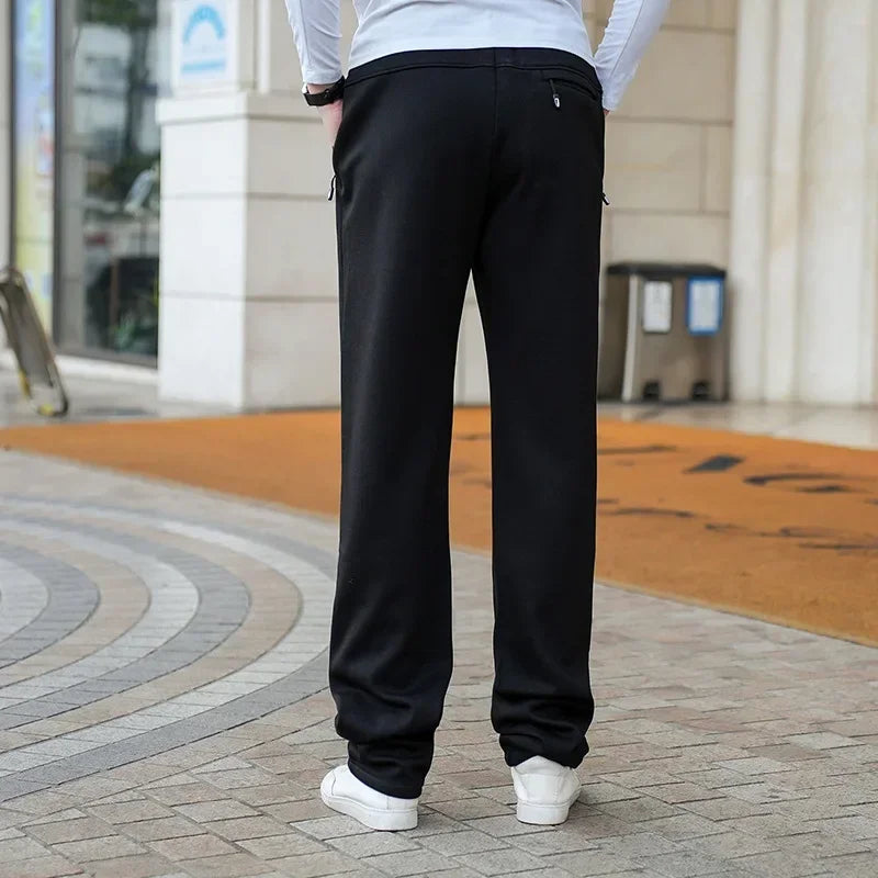 200cm Men Sweatpants Big Tall Extra Long Length Casual Pants Sweat Size Prolonged Jogging Jogger Warm Fleece Trousers Male 120cm