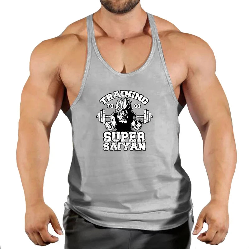 Stringer Sportswear Bodybuilding Shirt Men Singlets Fitness Man Gym T-shirts Muscle Singlet Brand Tank Top Vest Workout Clothing