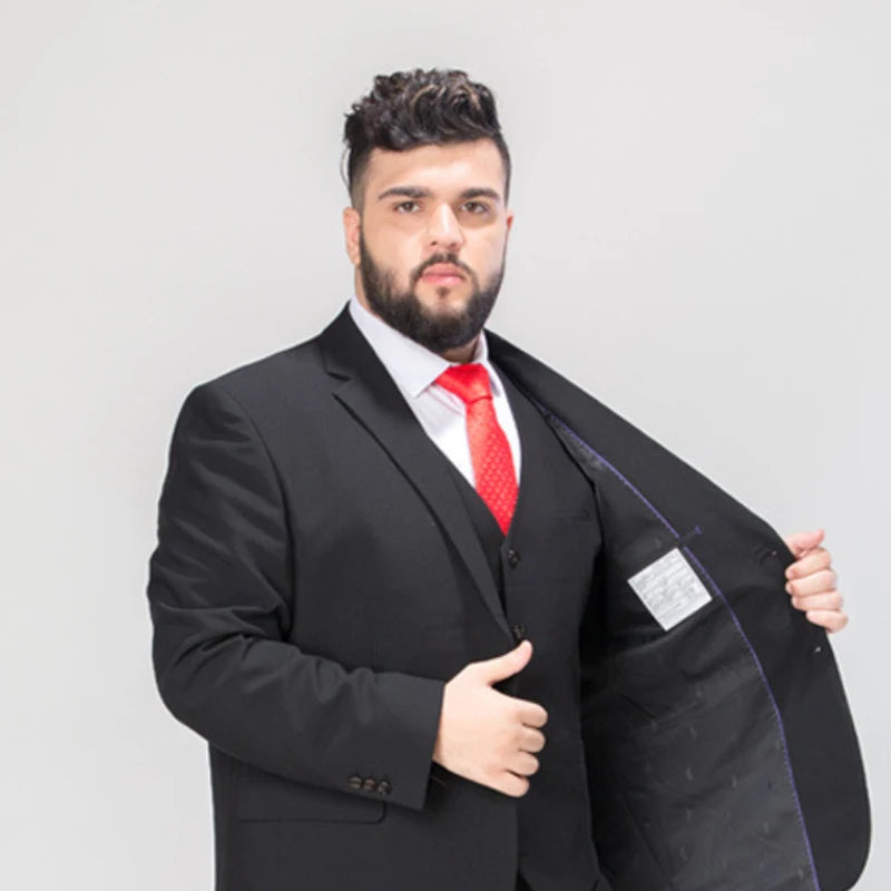 Upto 16XL fits 200kg, 440lbs Groom Wedding Dress Blazer and Pants for Men, Tailored to Perfection, Big and Tall Mens, Plus Size