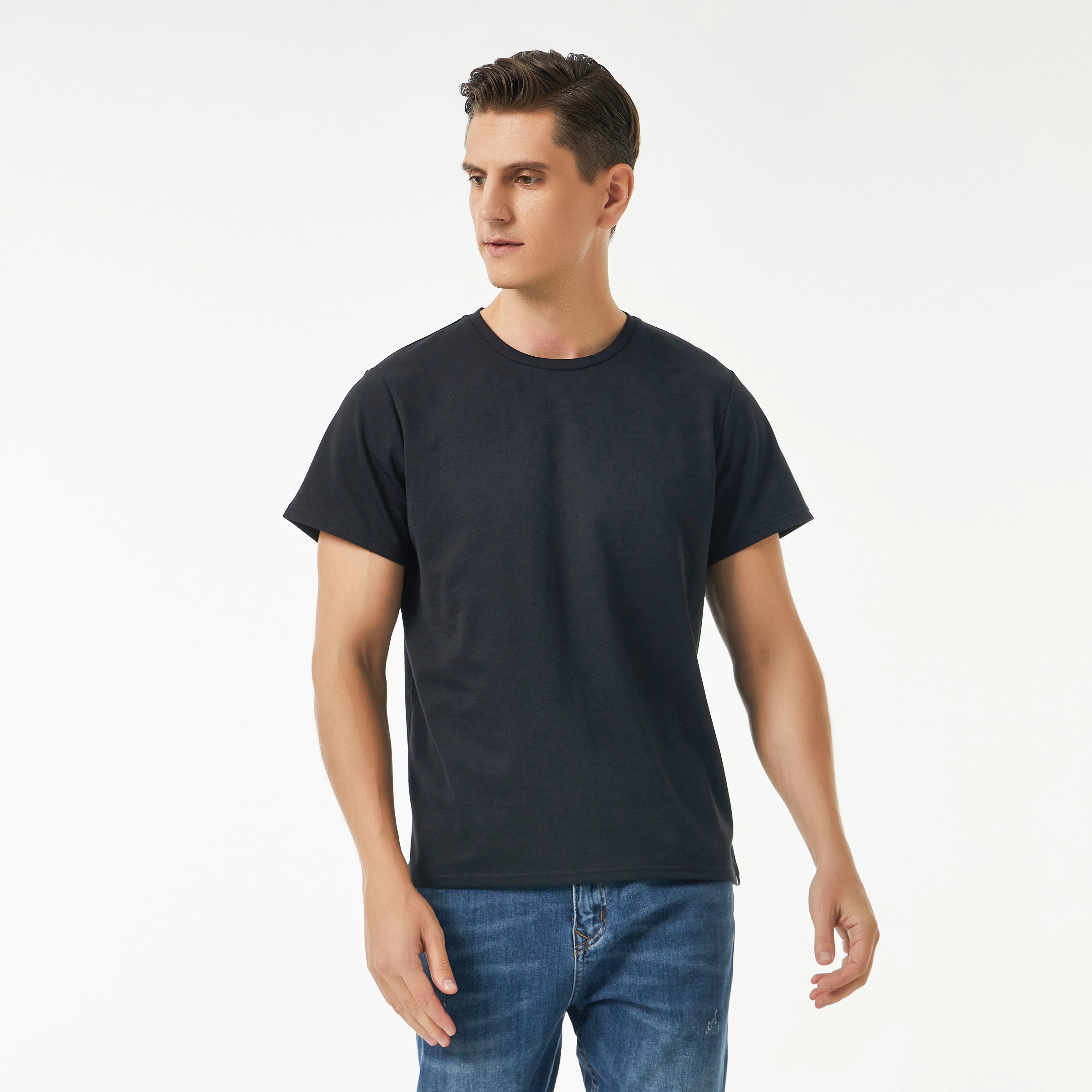 UrGarding Silver-Cotton Block EMF High Protection Anti-Radiation Shielding Short Sleeve T Shirt