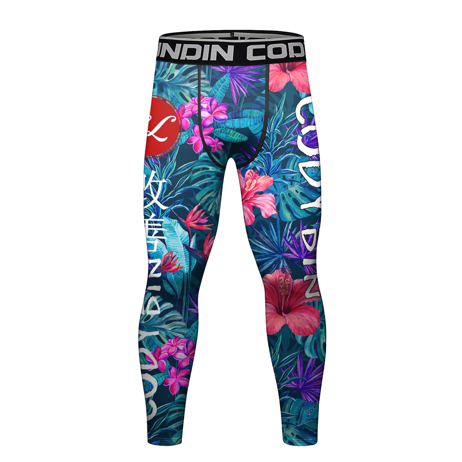 Cody Lundin Men's Jiu Jitsu Spats Stappling Compression Tights Pant Training BJJ No Gi Grappling Leggings Gym Fitness Trousers