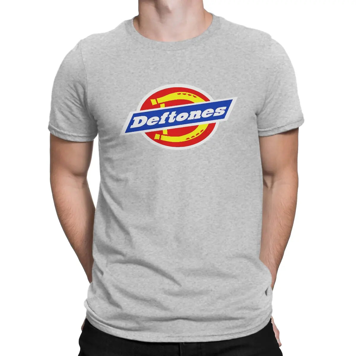 Appealing T Shirt for Men Pure Cotton Vintage T-Shirts Crewneck Deftones Tee Shirt Short Sleeve Clothing Birthday Present