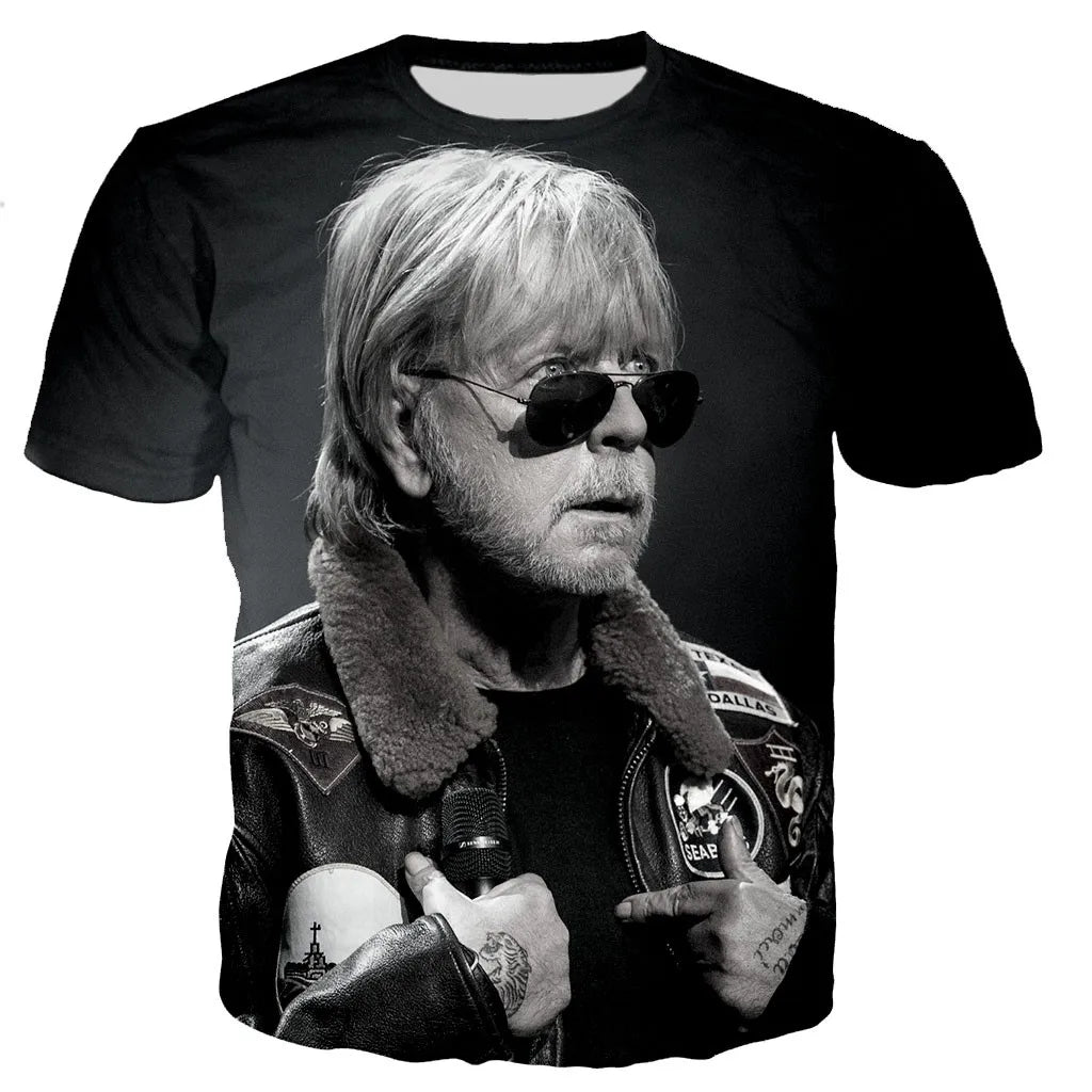New Renaud Sechan 3D Print T-shirt Men Women Fashion Casual Hip Hop T-shirt Unisex Harajuku streetwear Oversized Tops Tees