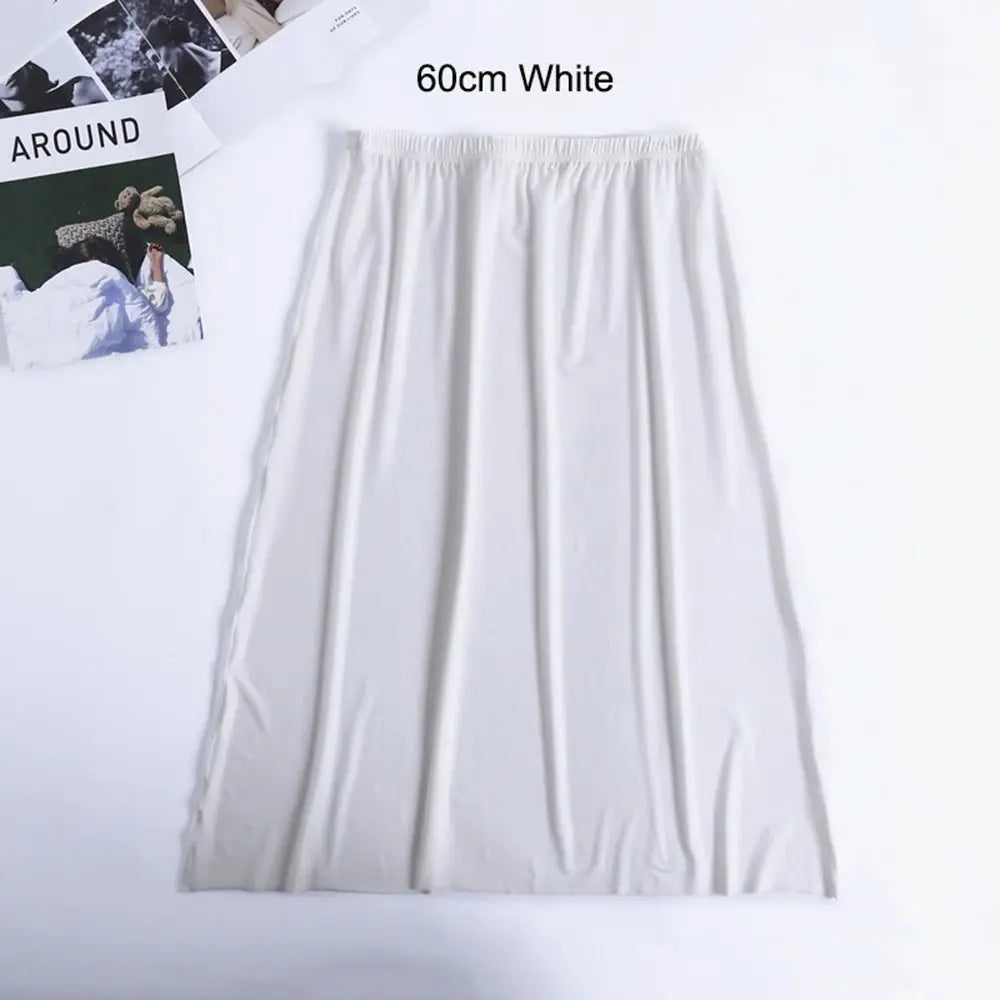 Inside Take Skirt Base Of Petticoat Long Petticoat Safety Underskirt Slips Underskirt Half Slips Ice Silk Underskirt DIY