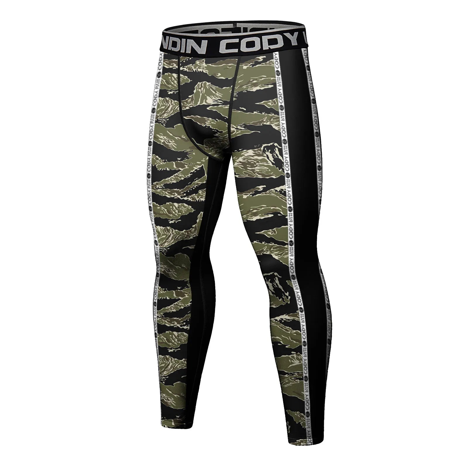 Cody Lundin Men's Jiu Jitsu Spats Stappling Compression Tights Pant Training BJJ No Gi Grappling Leggings Gym Fitness Trousers