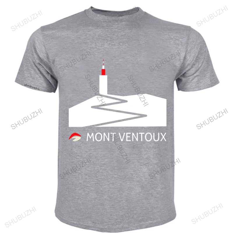 Mont Ventoux T shirt mont ventoux cycling ventoux bike riding Hot sale men brand t shirt summer cotton tshirt drop shipping