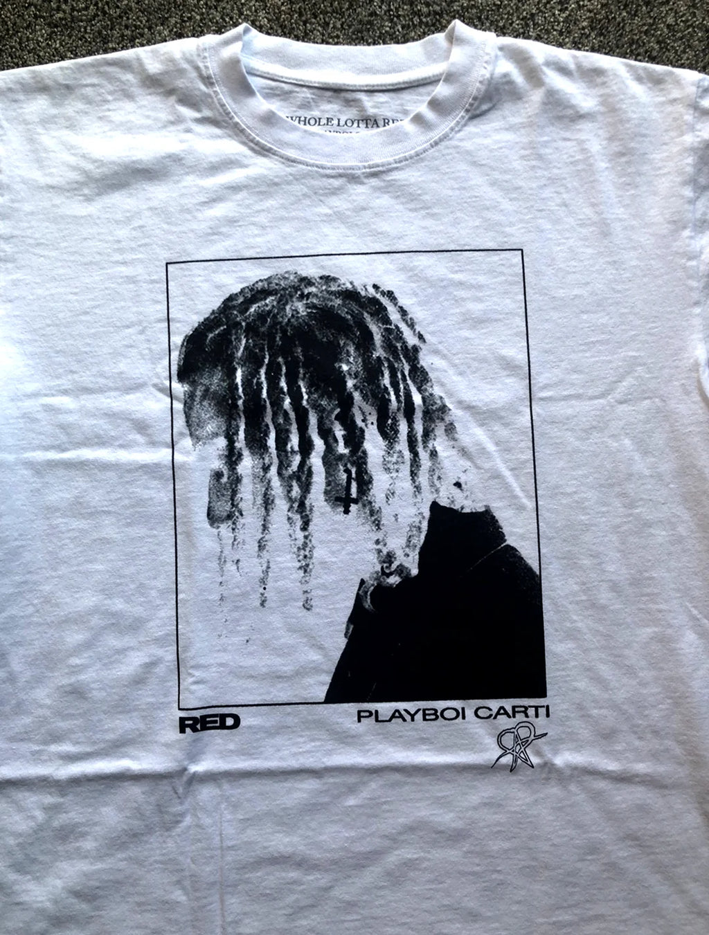 High New 2022 Men Playboi Carti WHOLE LOTTA T Shirts T-Shirt Hip Hop Skateboard Street Cotton T-Shirts Tee Top US size #BG110