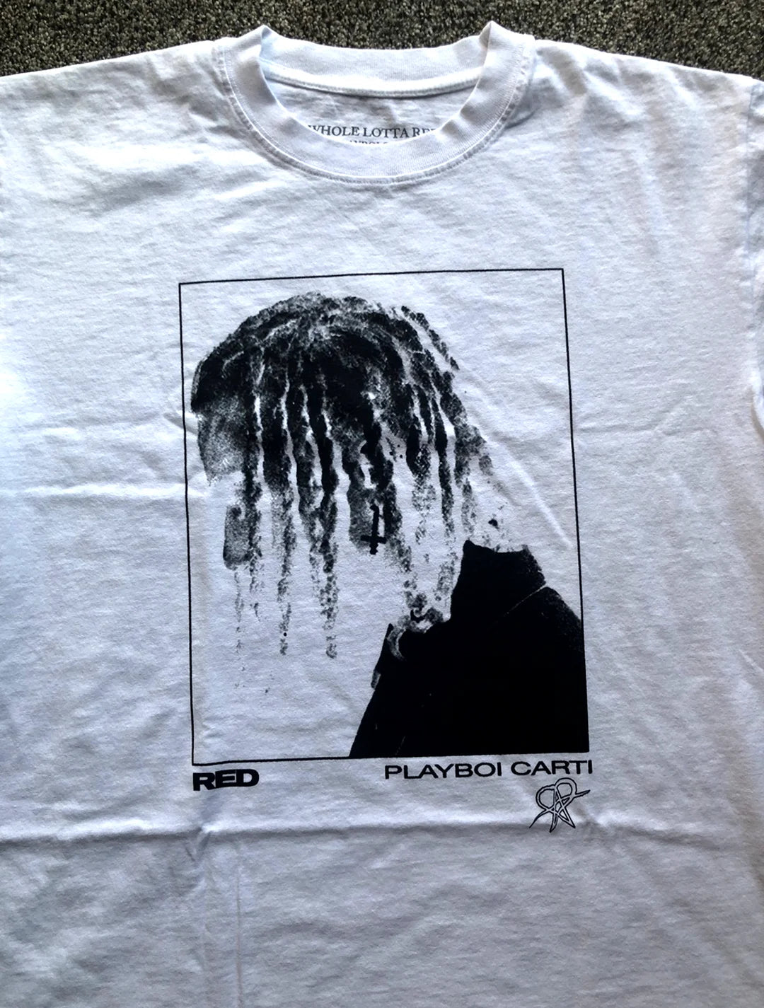 High New 2022 Men Playboi Carti WHOLE LOTTA T Shirts T-Shirt Hip Hop Skateboard Street Cotton T-Shirts Tee Top US size #BG110