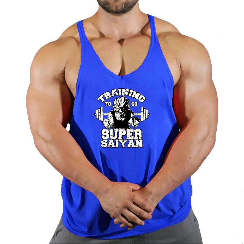 Stringer Sportswear Bodybuilding Shirt Men Singlets Fitness Man Gym T-shirts Muscle Singlet Brand Tank Top Vest Workout Clothing