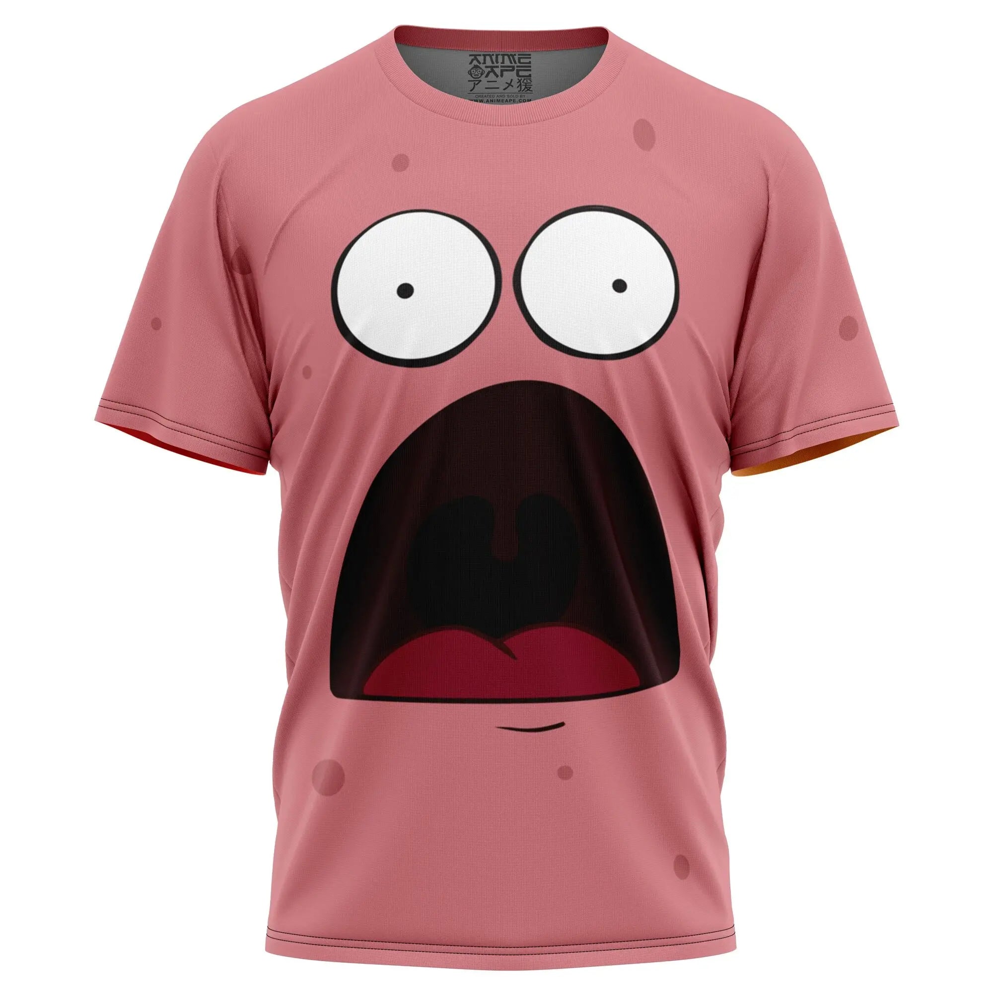 2024 Summer Men's 3D Printing SpongeBob SquarePants T-Shirt Children's Street Leisure Sports Large Breathable Top