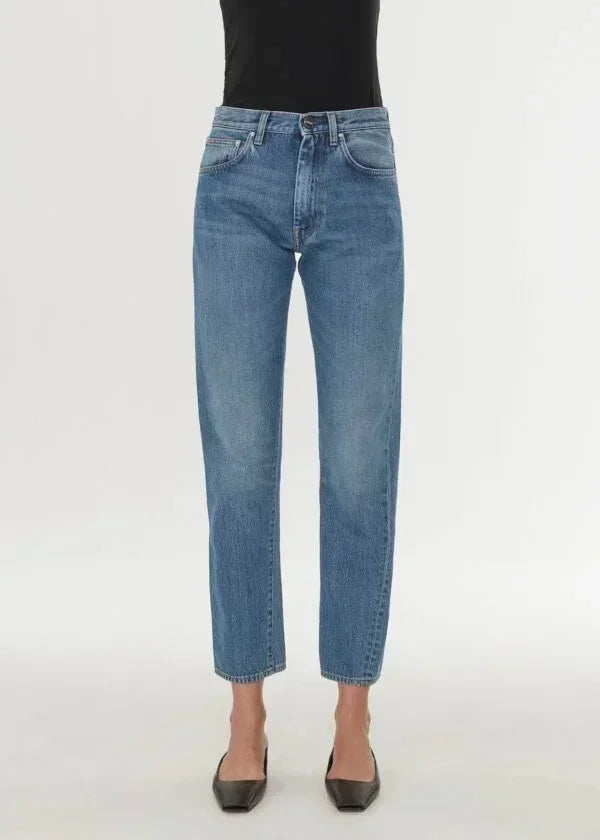 long Women Pants 2023 New Loose Twisted Nine Point Straight Jeans Women