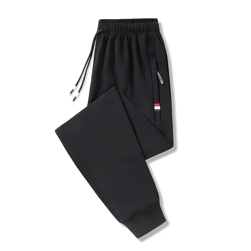 Men's Sweatpants Plus Size Large 5xl Sportswear Elastic Waist Casual Cotton Track Pants Stretch Trousers Male Black Joggers 8XL