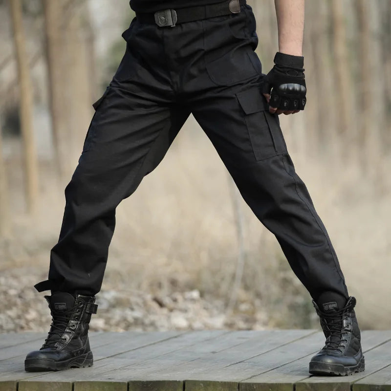 Tactical Black Pants Men Army Military Cargo Pants Trousers Men's Anti-scratch Wear-resistant Working Pants Tactico Clothing Man